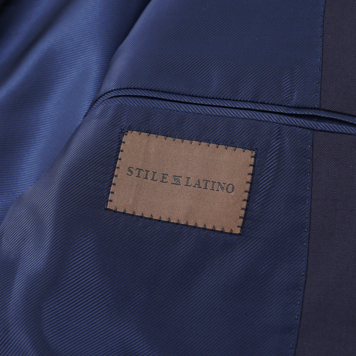 Stile Latino Solid Navy Wool Suit - Top Shelf Apparel