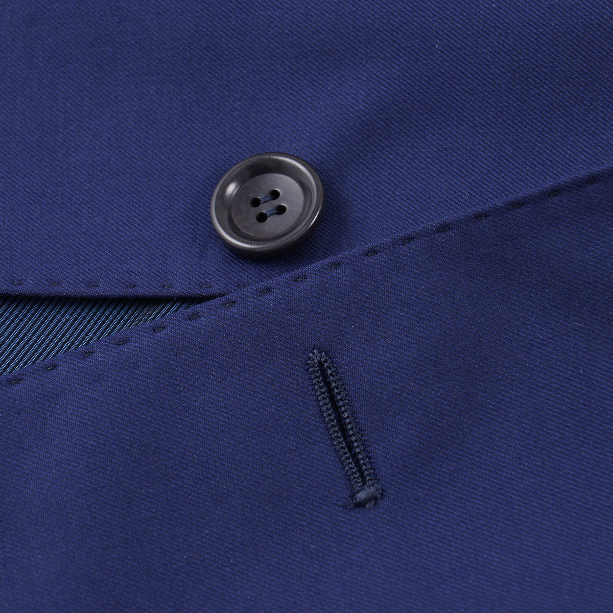 Stile Latino Solid Blue Wool Suit - Top Shelf Apparel