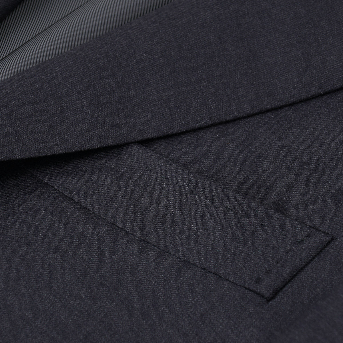 Stile Latino Solid Gray Wool Suit - Top Shelf Apparel