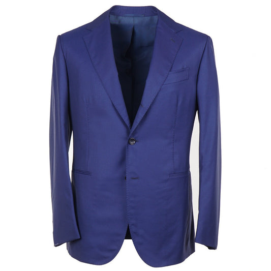 Stile Latino Solid Blue Wool Suit - Top Shelf Apparel