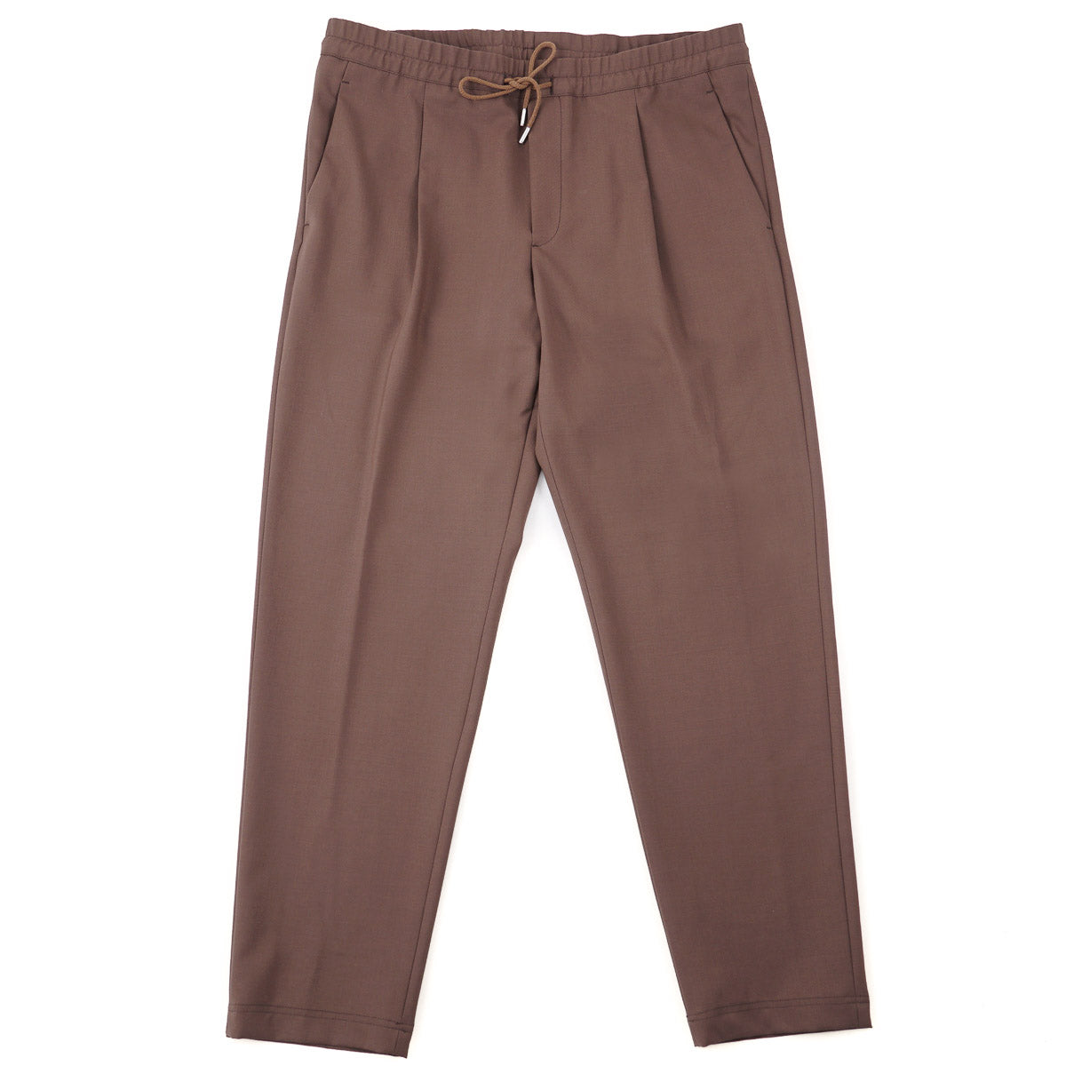 Caruso Wool Suit with Drawstring Pants