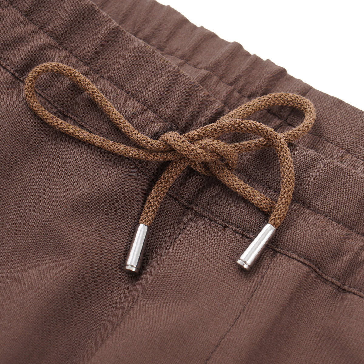 Caruso Wool Suit with Drawstring Pants