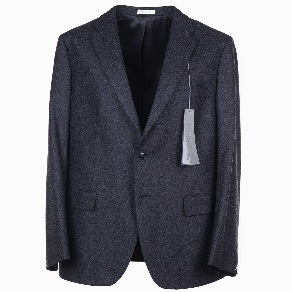 Boglioli Extra-Slim Flannel Wool Suit