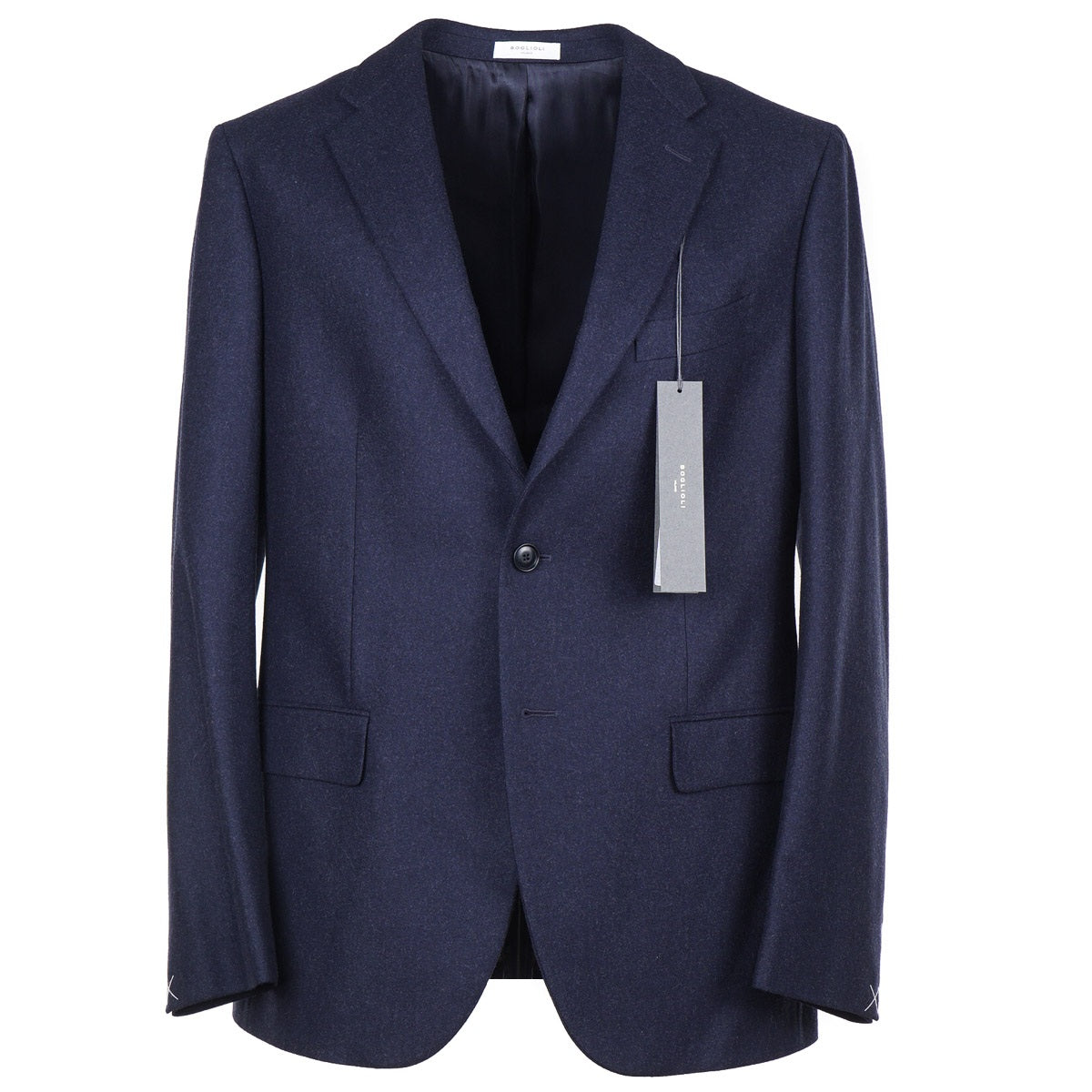 Boglioli Extra-Slim Flannel Wool Suit