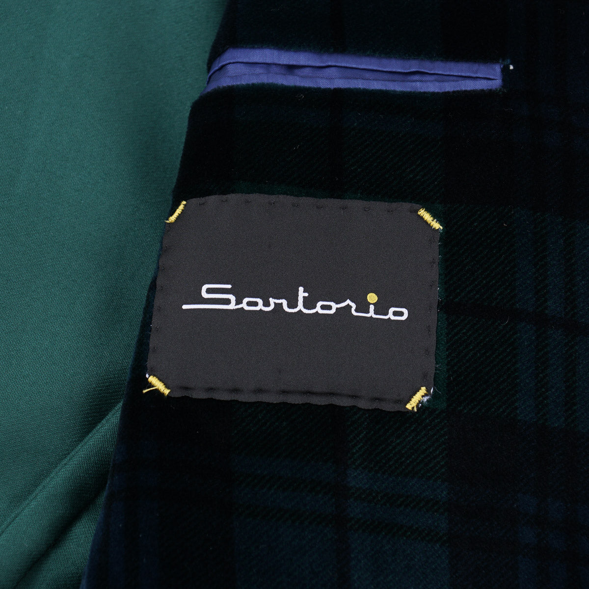 Sartorio Tartan Plaid Velvet Blazer - Top Shelf Apparel