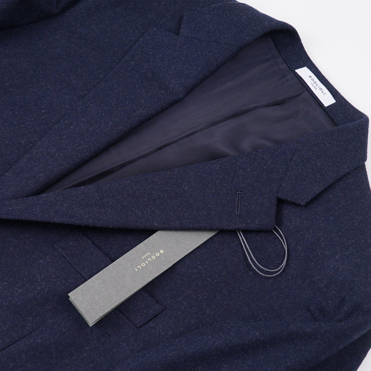 Boglioli Extra-Slim Flannel Wool Suit