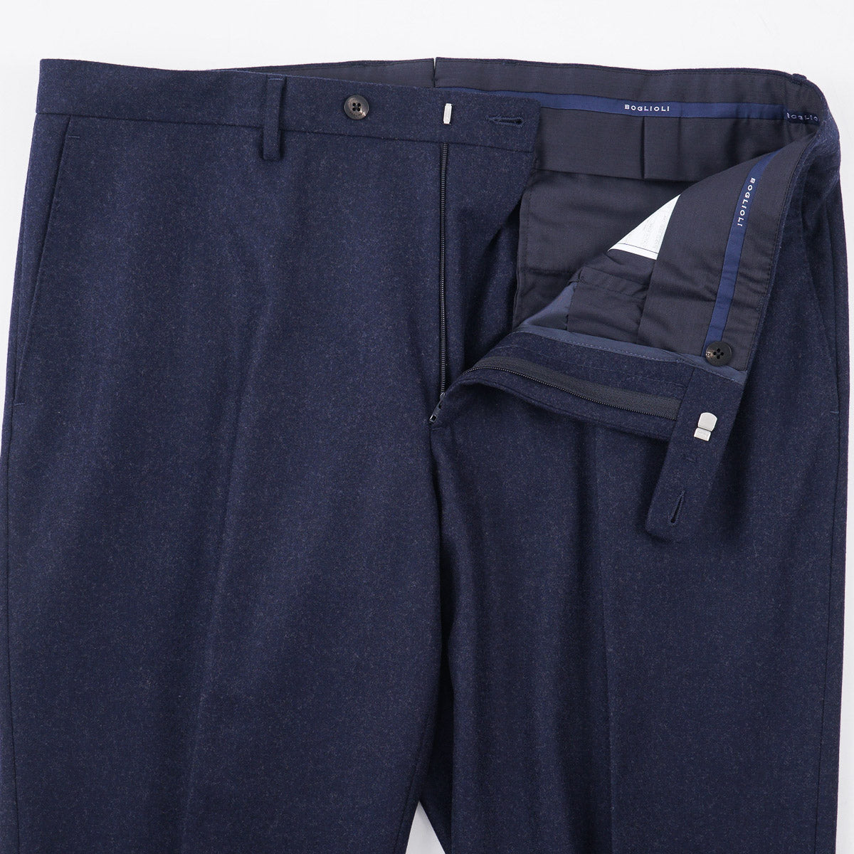 Boglioli Extra-Slim Flannel Wool Suit