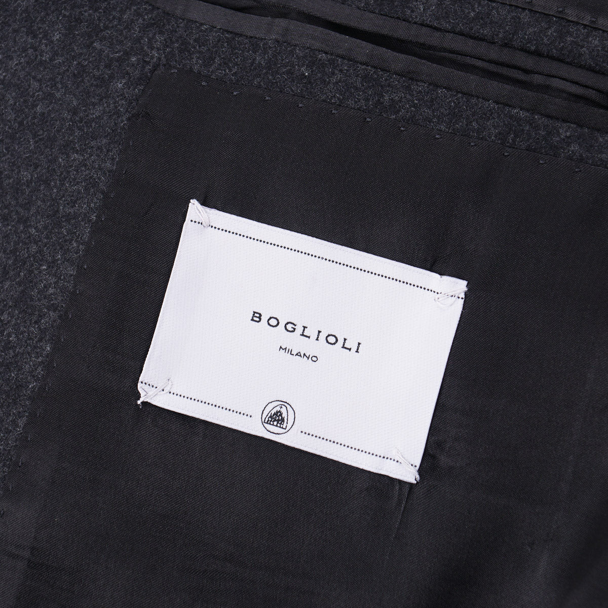 Boglioli Extra-Slim Flannel Wool Suit