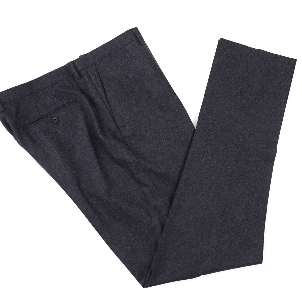 Boglioli Extra-Slim Flannel Wool Suit