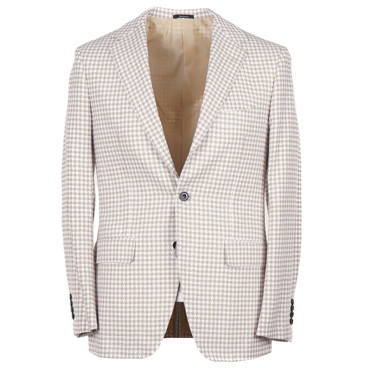 Sartorio Woven Houndstooth Cotton Suit - Top Shelf Apparel