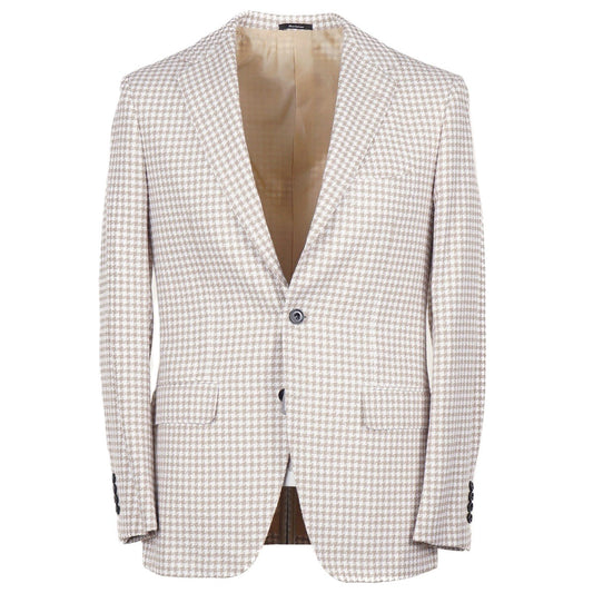 Sartorio Woven Houndstooth Cotton Suit - Top Shelf Apparel