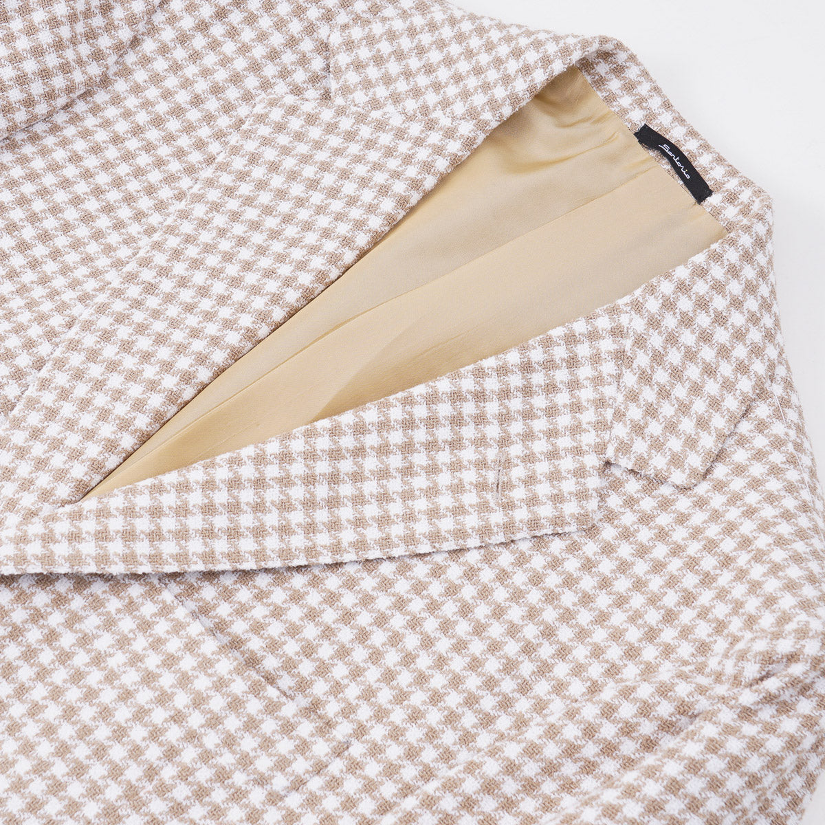 Sartorio Woven Houndstooth Cotton Suit - Top Shelf Apparel