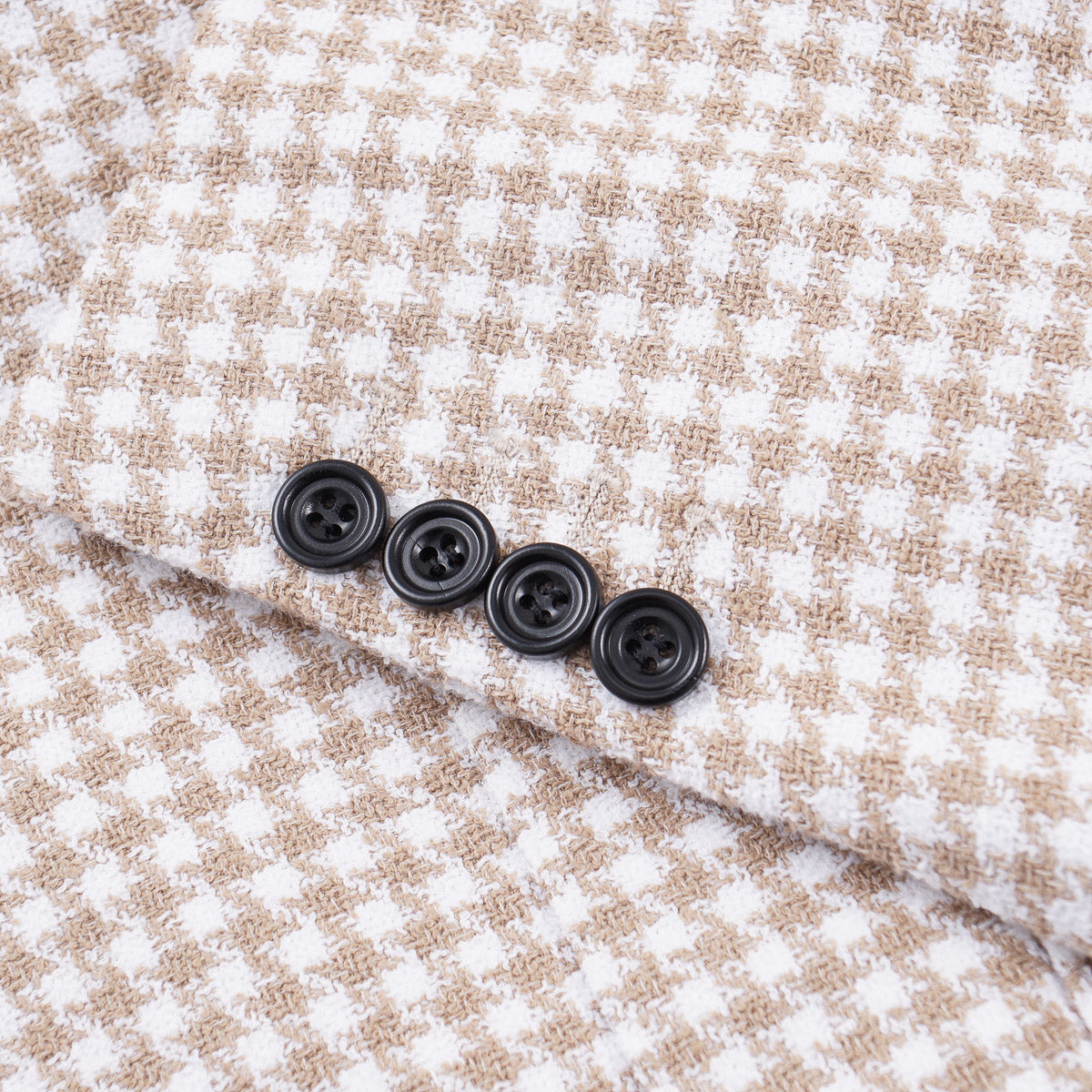 Sartorio Woven Houndstooth Cotton Suit - Top Shelf Apparel