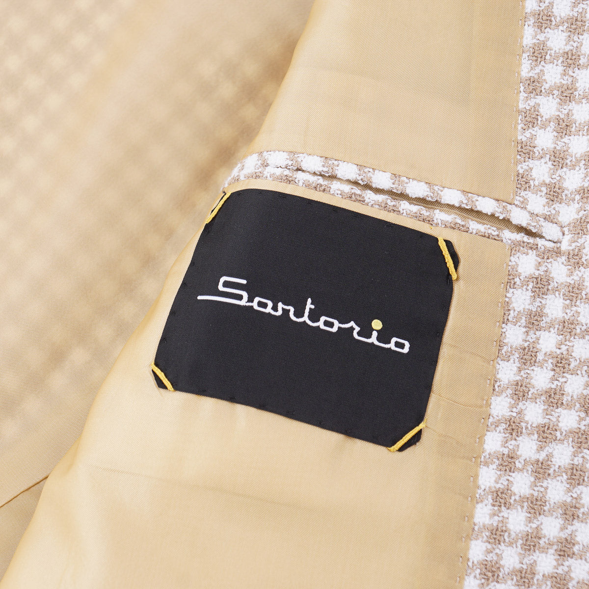 Sartorio Woven Houndstooth Cotton Suit - Top Shelf Apparel