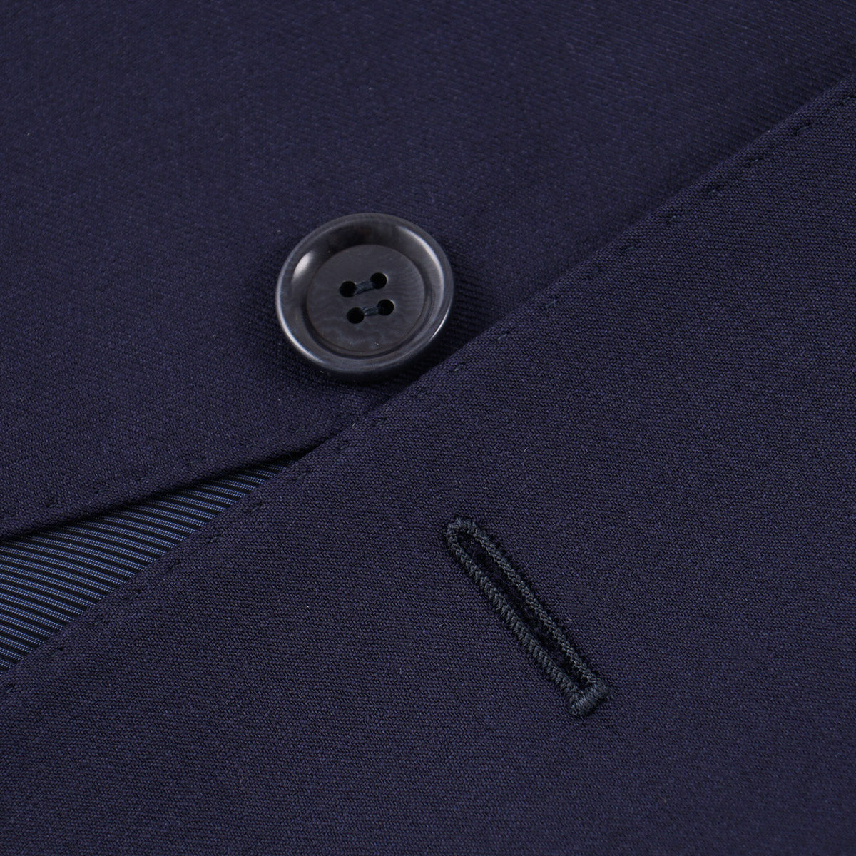 Stile Latino Solid Navy Wool Suit - Top Shelf Apparel