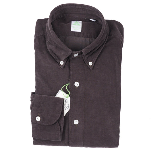 Finamore Corduroy Cotton Dress Shirt - Top Shelf Apparel