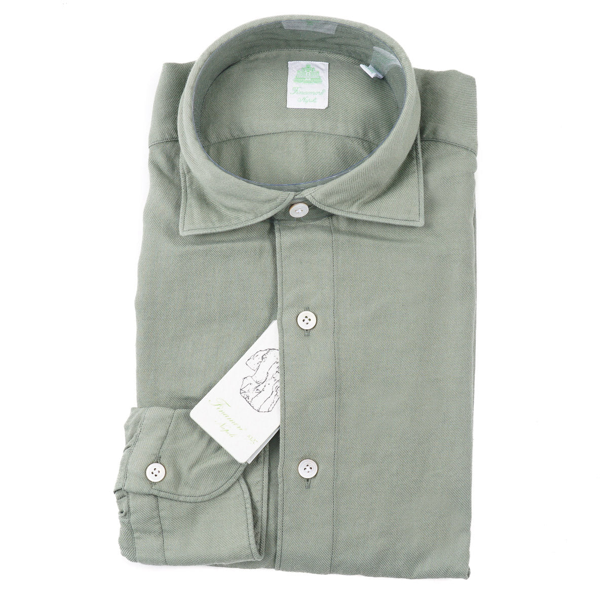 Finamore Cotton and Cashmere Shirt - Top Shelf Apparel