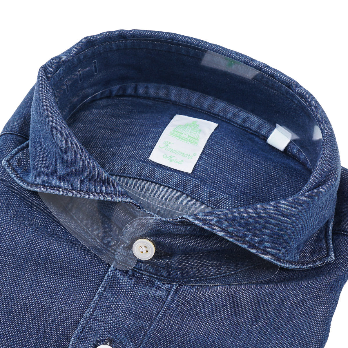 Finamore Soft Lyocell 'Denim' Shirt - Top Shelf Apparel