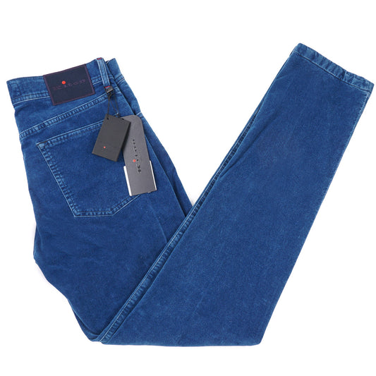 Kiton Cotton-Cashmere Velvet Jeans
