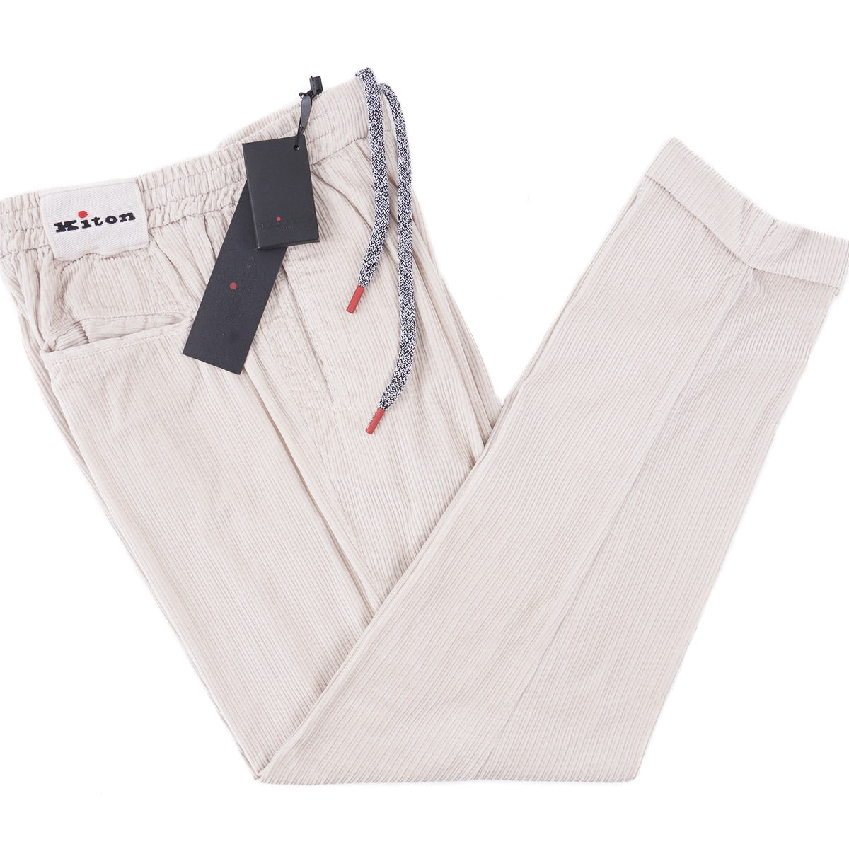 Kiton Corduroy Cotton Drawstring Pants - Top Shelf Apparel