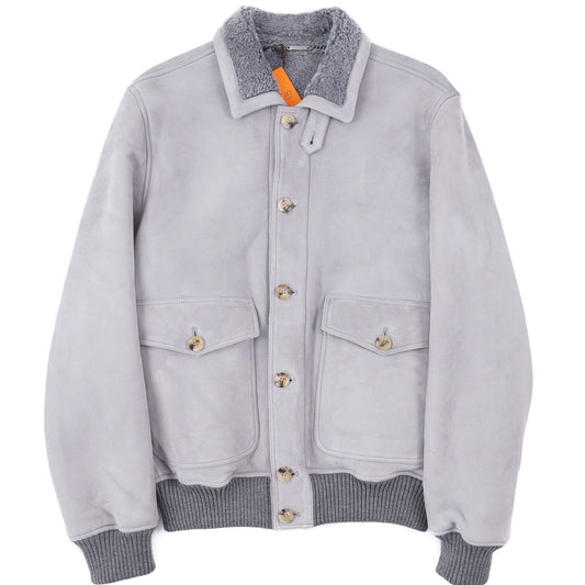 Rifugio Shearling Leather Aviator Jacket