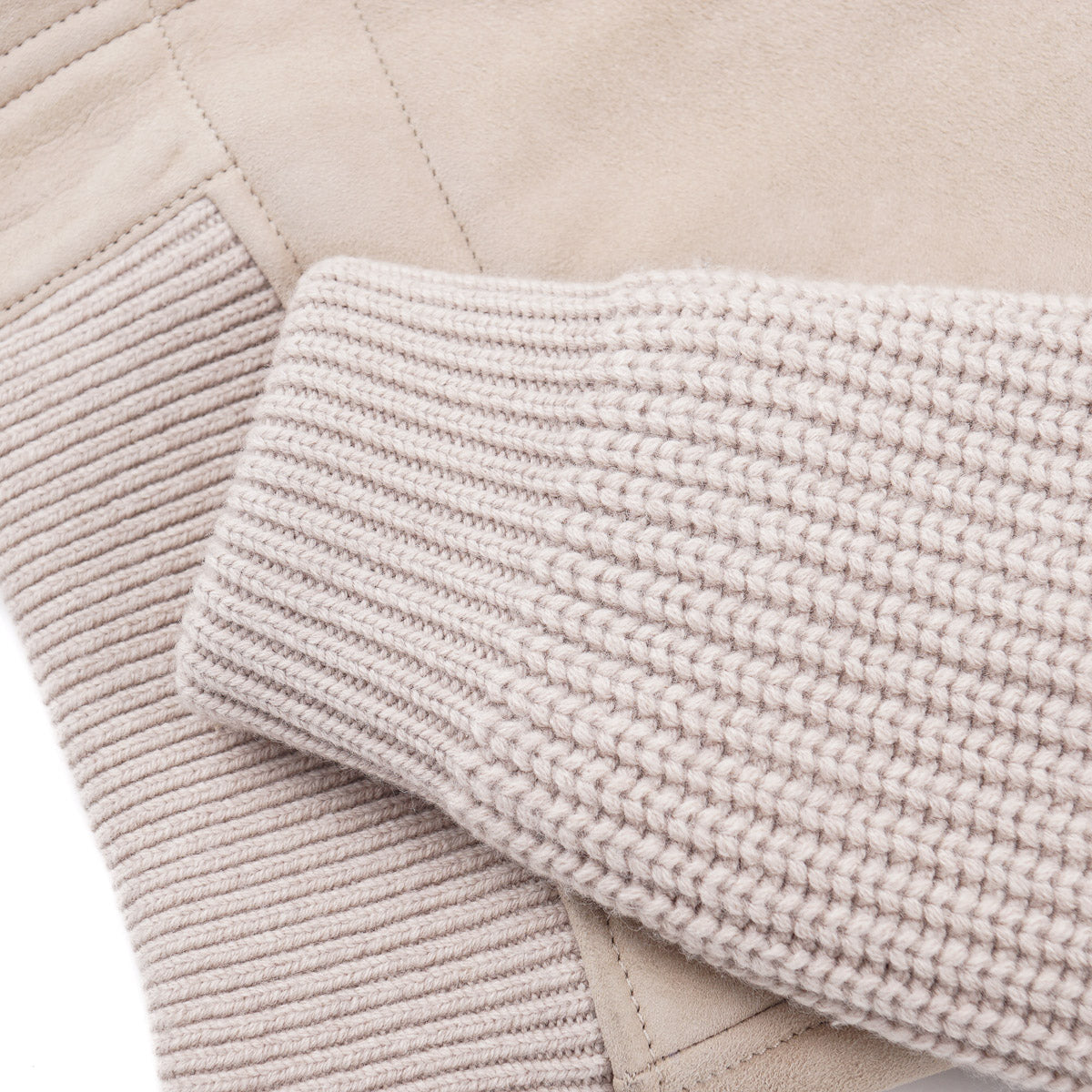 Rifugio Shearling and Knit Cashmere Jacket