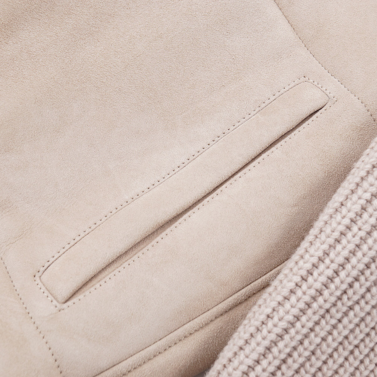 Rifugio Shearling and Knit Cashmere Jacket