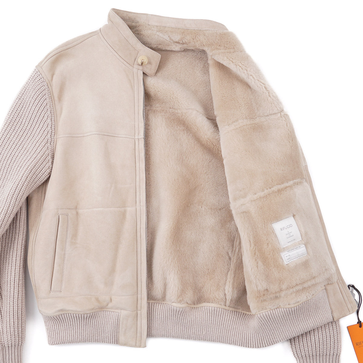 Rifugio Shearling and Knit Cashmere Jacket