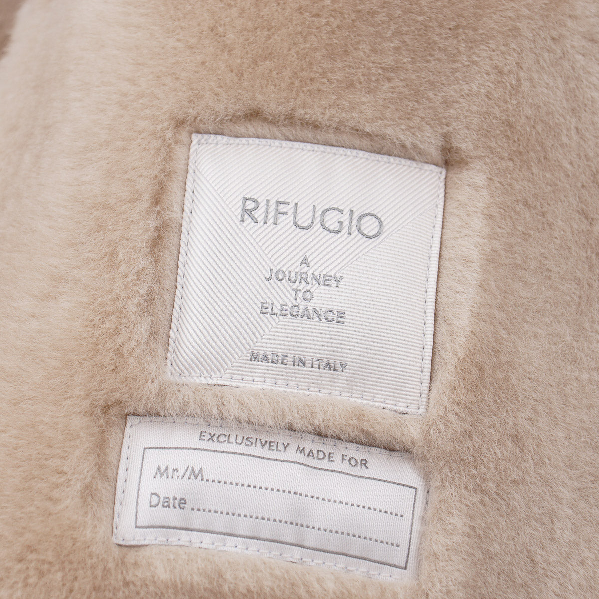 Rifugio Shearling and Knit Cashmere Jacket