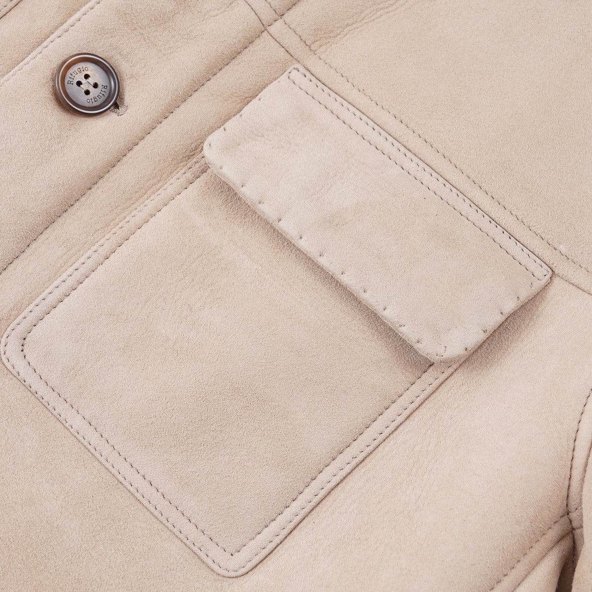 Rifugio Shearling Leather Shirt-Jacket