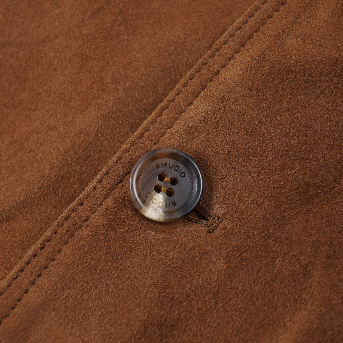 Rifugio Wool-Lined Suede Bomber Jacket