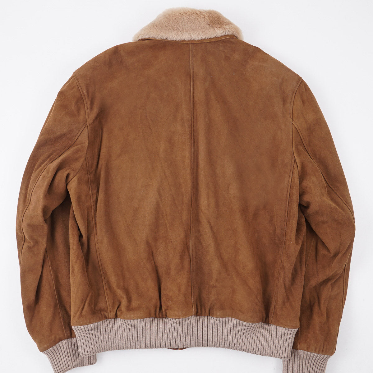 Rifugio Wool-Lined Suede Bomber Jacket