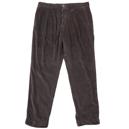 Kiton Corduroy Cotton Drawstring Pants - Top Shelf Apparel