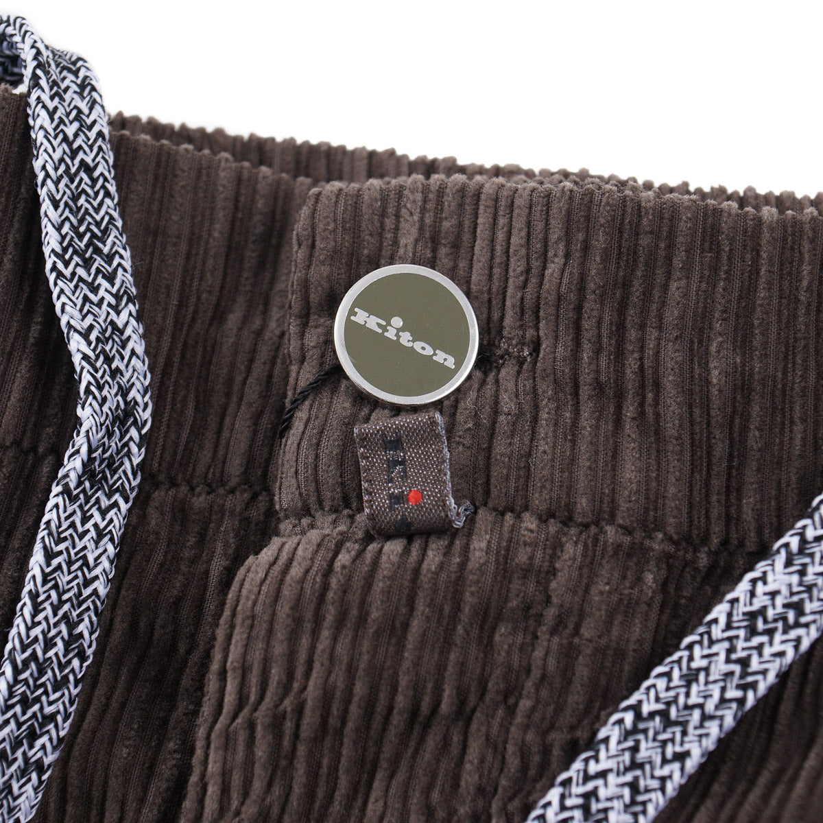 Kiton Corduroy Cotton Drawstring Pants - Top Shelf Apparel