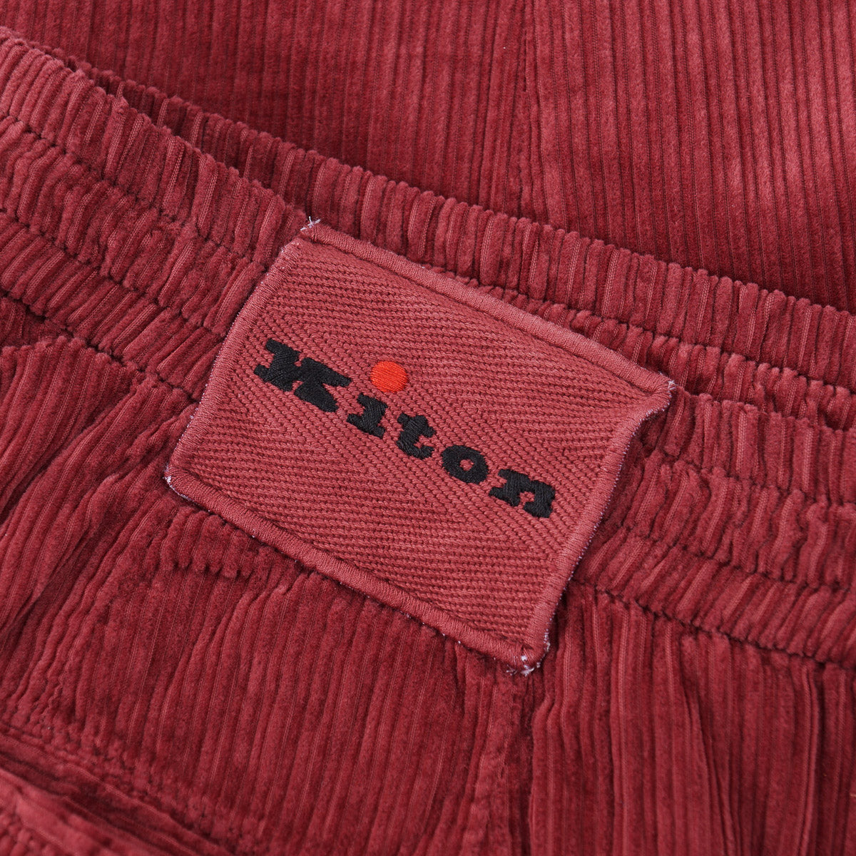Kiton Corduroy Cotton Drawstring Pants