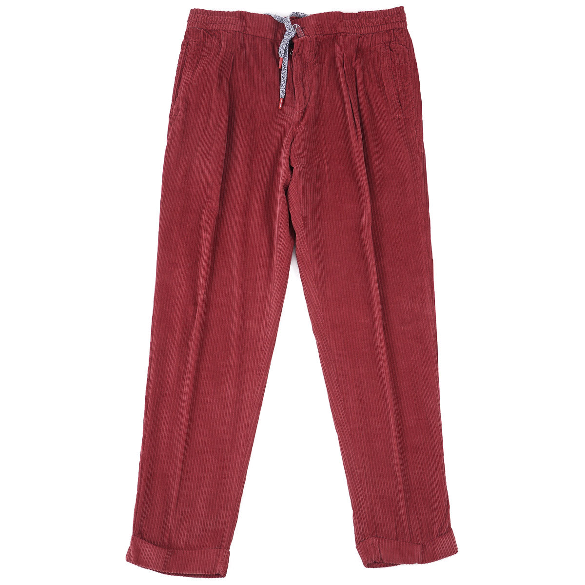 Kiton Corduroy Cotton Drawstring Pants