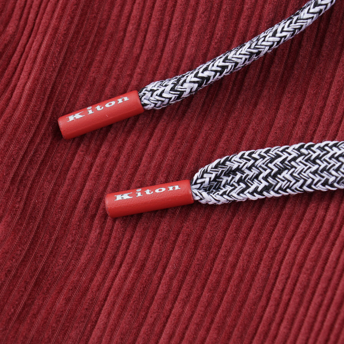 Kiton Corduroy Cotton Drawstring Pants