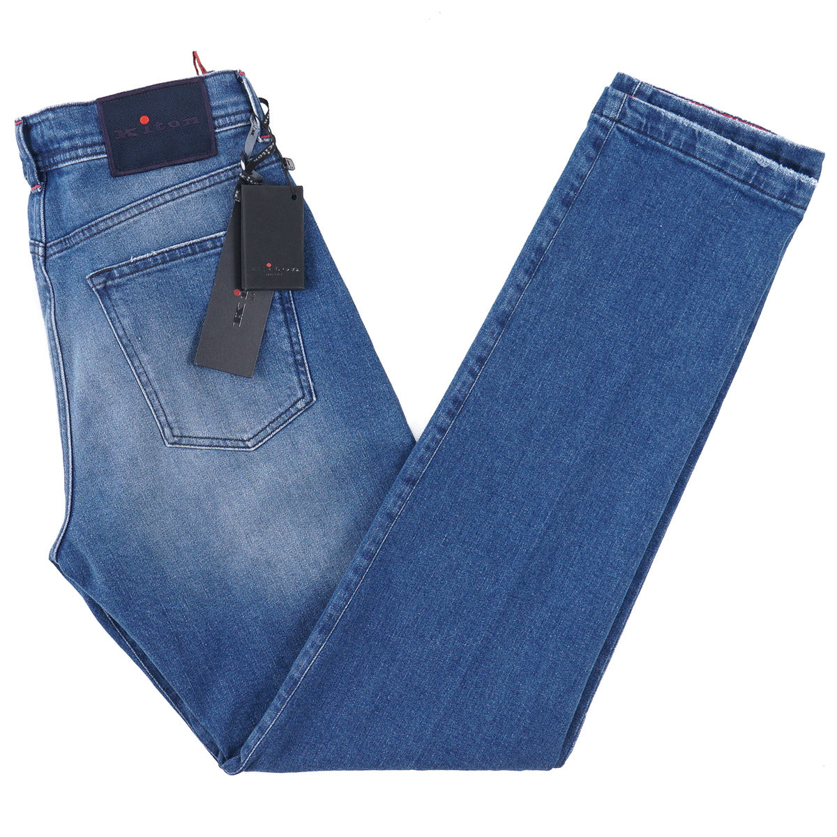 Kiton Slim-Fit Denim Jeans