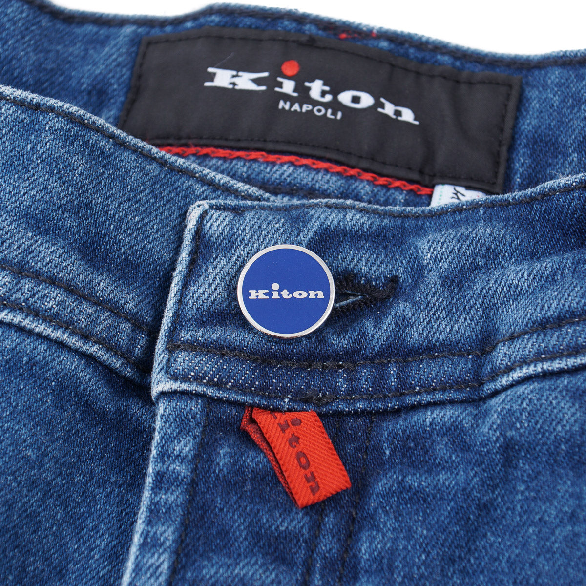 Kiton Slim-Fit Denim Jeans