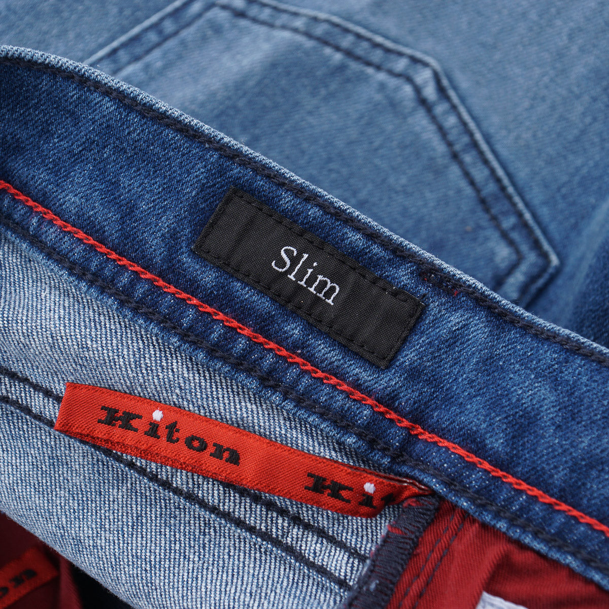 Kiton Slim-Fit Denim Jeans