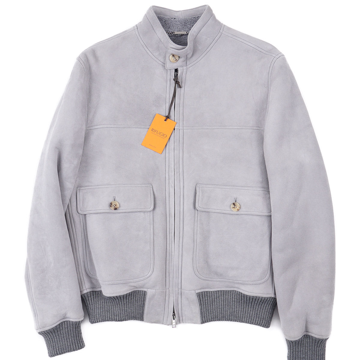 Rifugio Shearling Leather Bomber Jacket