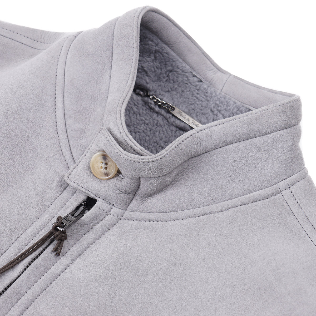 Rifugio Shearling Leather Bomber Jacket