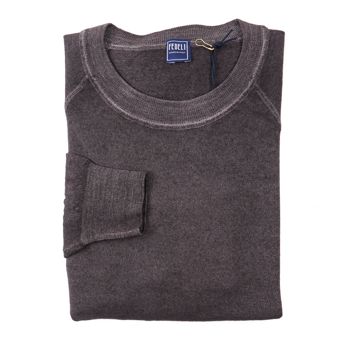 Fedeli Garment-Dyed Merino Sweater - Top Shelf Apparel