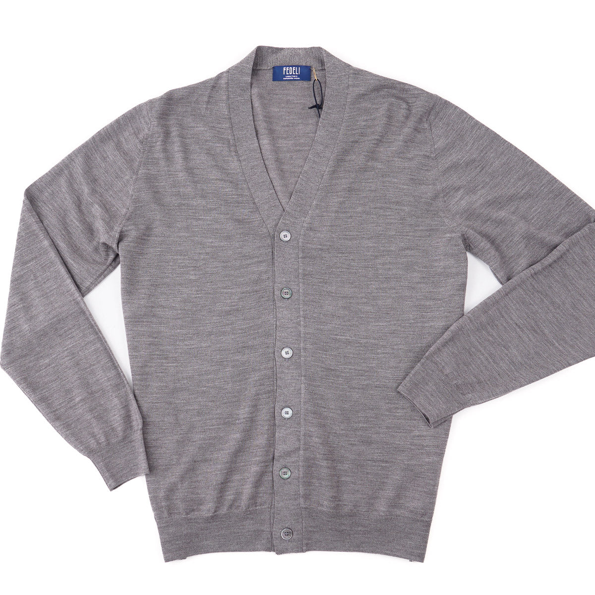 Fedeli Lightweight Wool Cardigan Sweater - Top Shelf Apparel