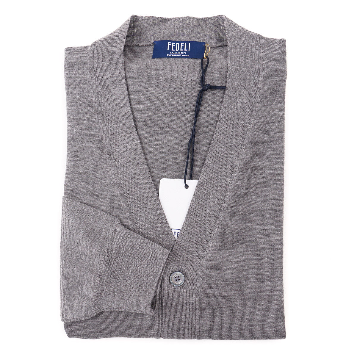 Fedeli Lightweight Wool Cardigan Sweater - Top Shelf Apparel