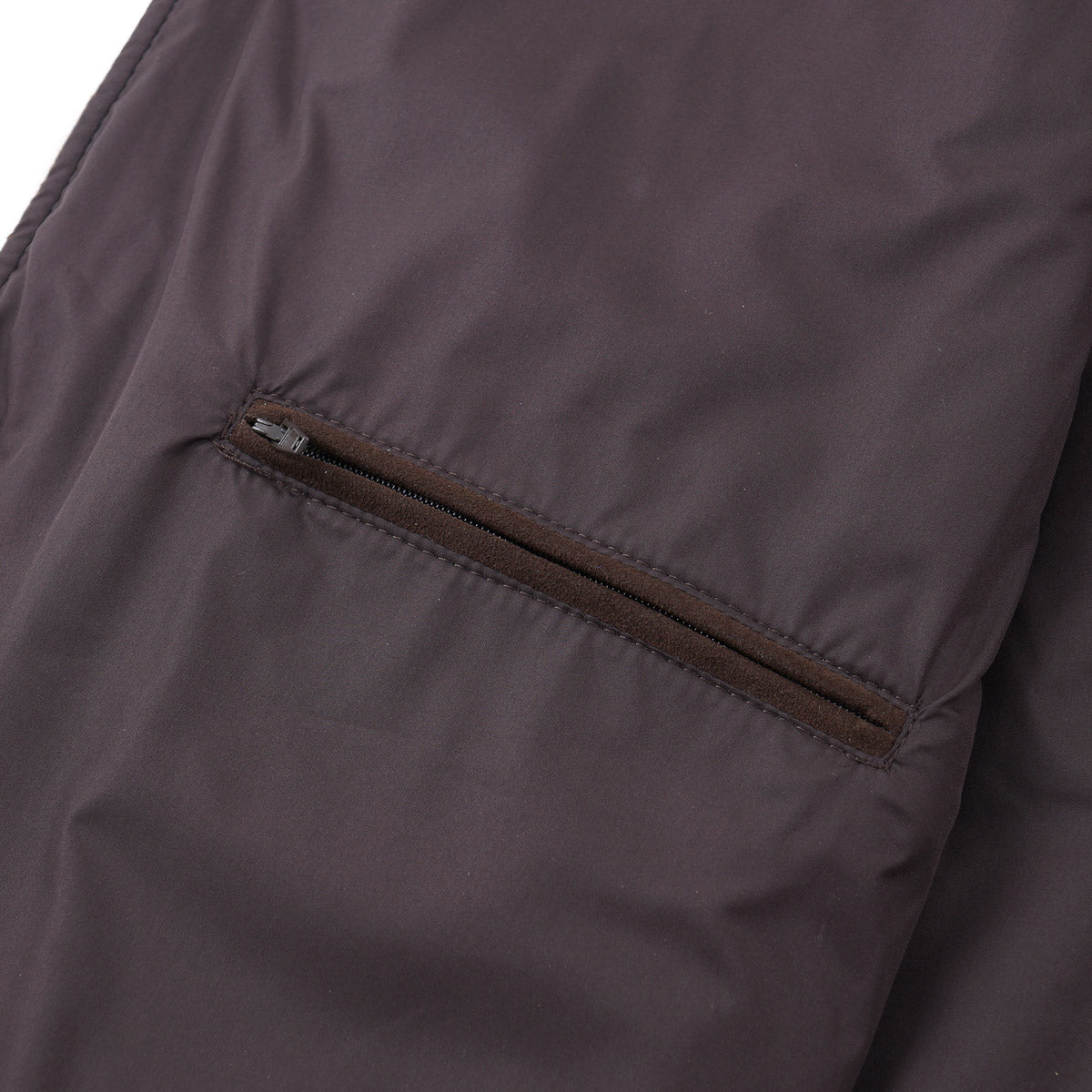 Manto Flannel Cashmere Vest with Hood