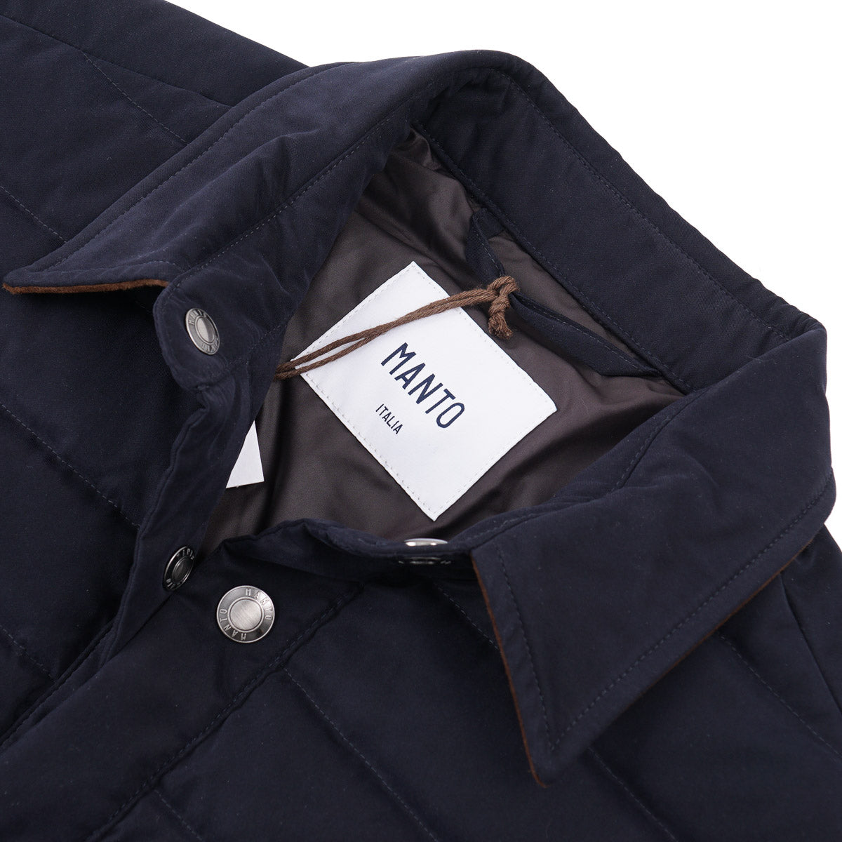 Manto Down Jacket with Cashmere Sleeves