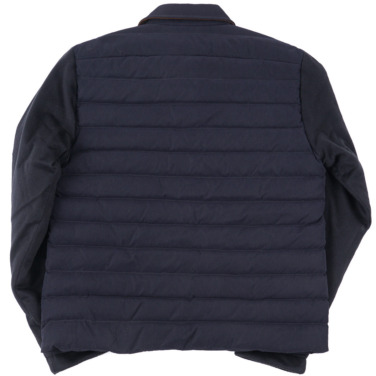 Manto Down Jacket with Cashmere Sleeves