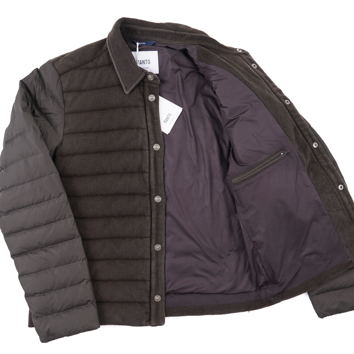 Manto Flannel Cashmere Down Jacket