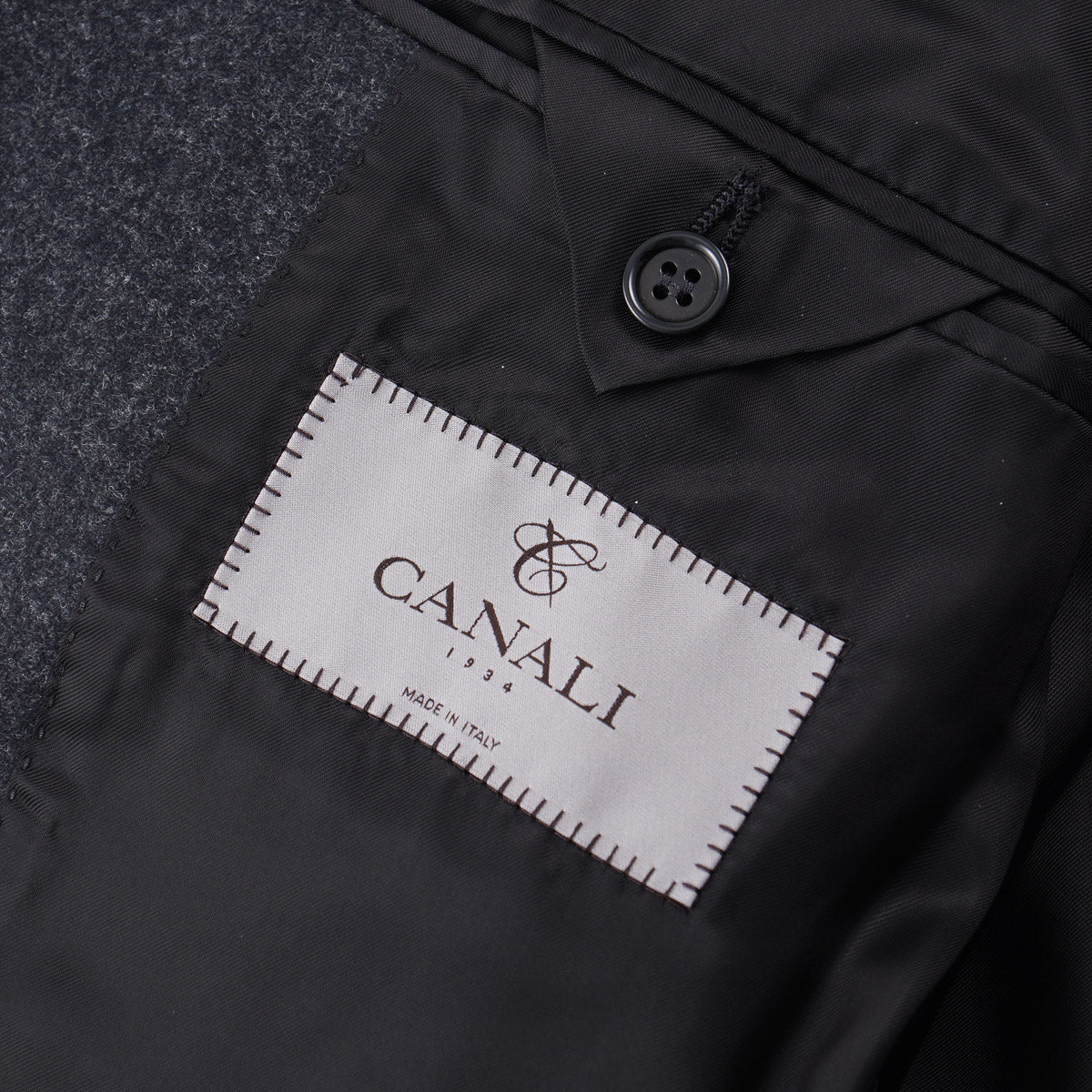 Canali Velvet Tuxedo with Flannel Details - Top Shelf Apparel